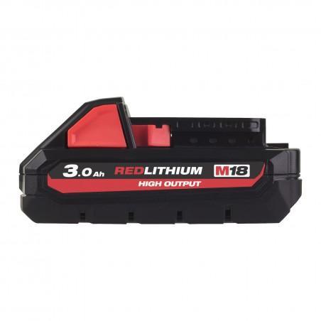 Batterie 18V 3Ah HIGH-OUTPUT Red Lithium - système M18 - MILWAUKEE M18 HB3