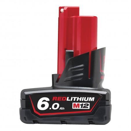 Batterie 12V 6Ah Red Lithium - système M12 - MILWAUKEE M12 B6