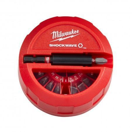 Coffret PUCK 15 embouts Shockwave - MILWAUKEE