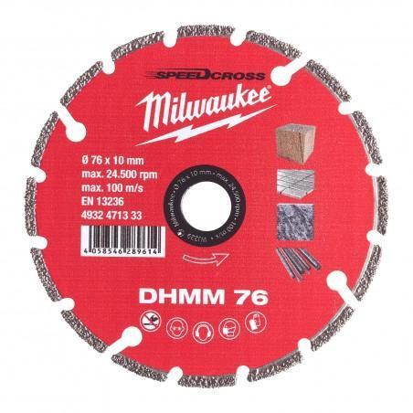 Disque diamand multi materiaux 76 mm - 1 pc - MILWAUKEE