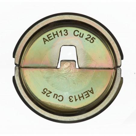 Matrice de sertissage AEH13 Cu 25-1pc - MILWAUKEE