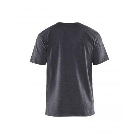 T-shirt noir/gris clair