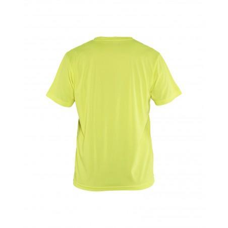 T-shirt technique anti-UV jaune fluo