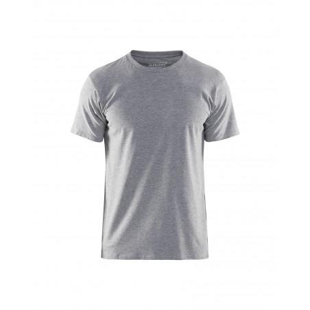 T-shirt stretch gris chiné