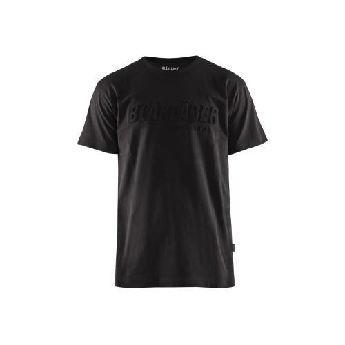 T-shirt imprimé 3D noir