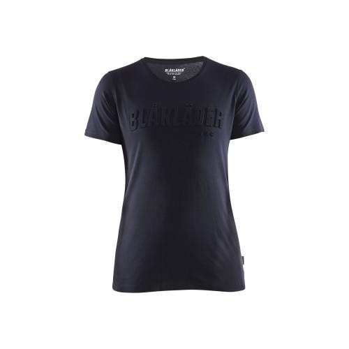 T-shirt Blaklader 3D Marine foncé Femme