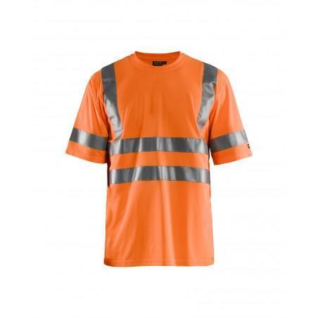 T-shirt haute-visibilité orange fluo