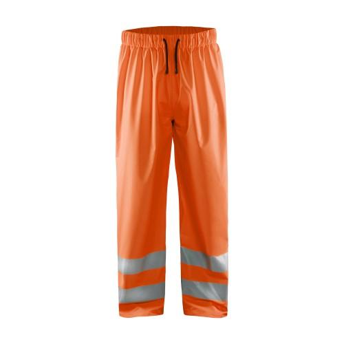 Pantalon de pluie HV niveau 1 orange fluo