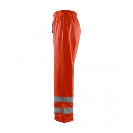 Pantalon de pluie HV niveau 1 rouge fluo