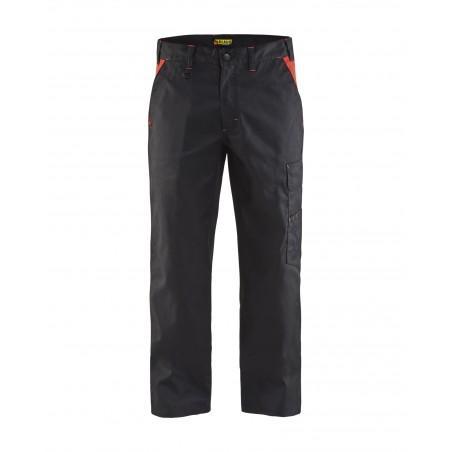 Pantalon Industrie noir/rouge