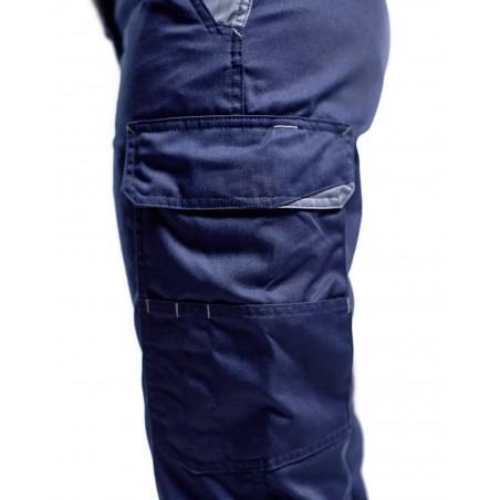 Pantalon Industrie femme marine/gris clair