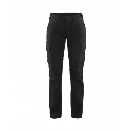 Pantalon industrie stretch 2D Femme noir