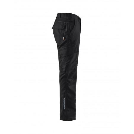 Pantalon industrie stretch 2D noir