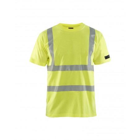 T-shirt multinormes jaune fluo