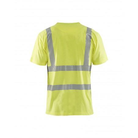 T-shirt multinormes jaune fluo