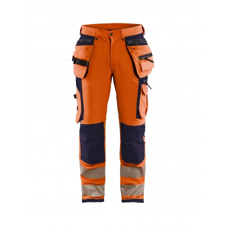 pantalon-artisan-haute-visibilite-stretch-4d-orange-fluo-marine-blaklader