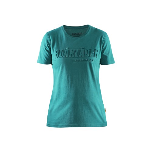 T-shirt Blaklader 3D Bleu canard Femme