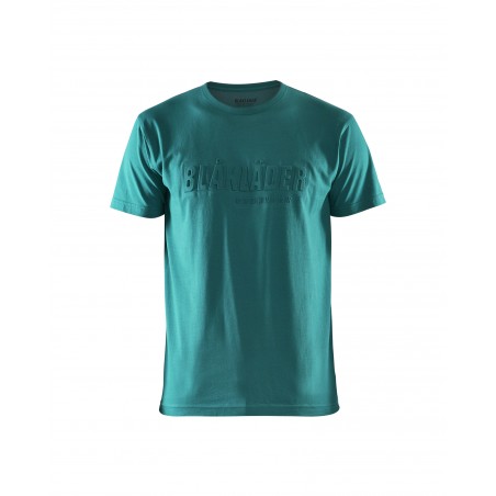 T-shirt Blaklader 3D Bleu canard Homme