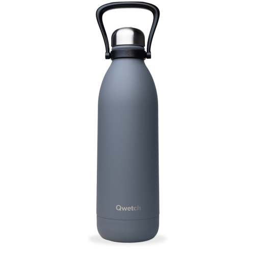 BOUTEILLE ISOTHERME QWETCH GRANITE GRIS 1,5L