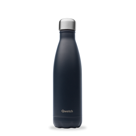 BOUTEILLE ISOTHERME QWETCH GRIS CARBONE MATT 500ML
