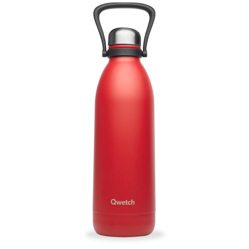 BOUTEILLE ISOTHERME QWETCH ROUGE CARDINAL 1,5L
