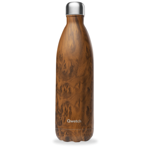 BOUTEILLE ISOTHERME QWETCH WOOD 1L