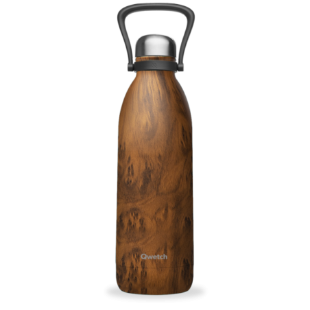 BOUTEILLE ISOTHERME QWETCH WOOD 1,5L