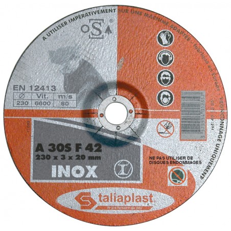 disque abrasif p inox d 125