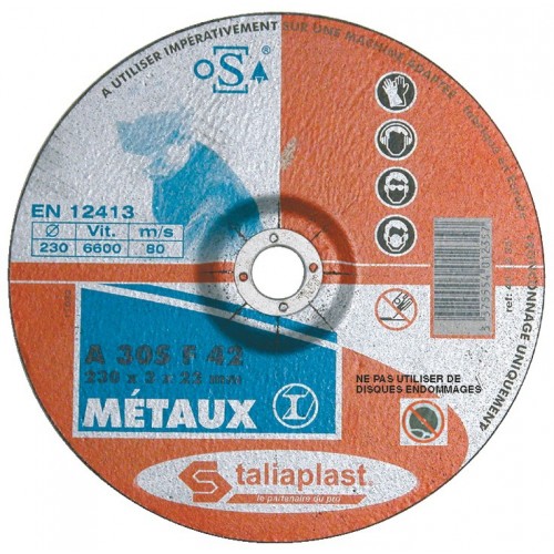 disque abrasif metaux 230