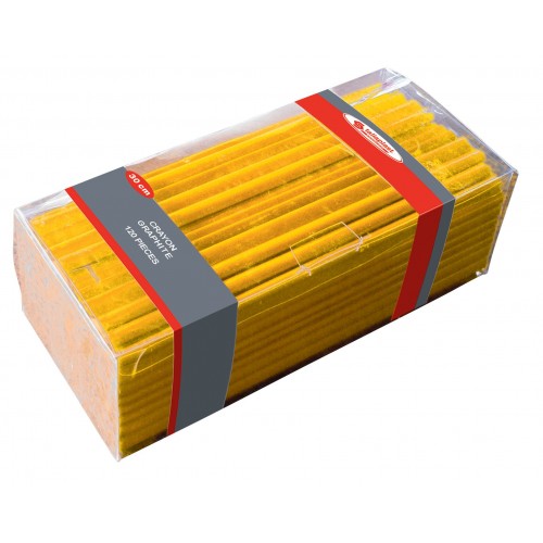 crayon graphite jaune 30cm 120