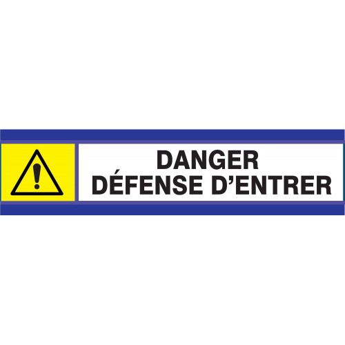 danger defense dentrer d sign