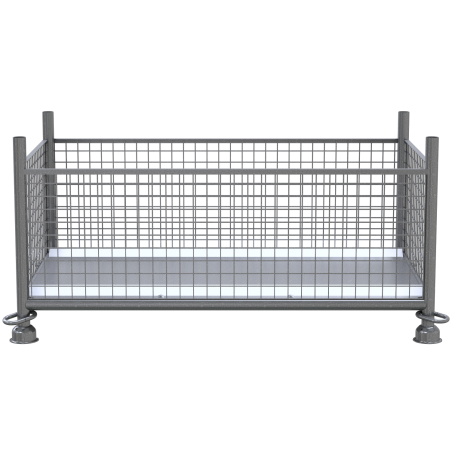 CAISSE GRILLAGEE GALVANISEE