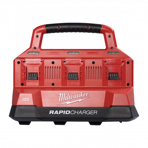 Chargeur Milwaukee 6 ports 18V, système M18 PC6