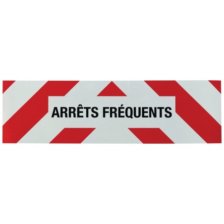 PANNEAU ARRETS FREQUENTS 50X15CM MAGNETIQUE