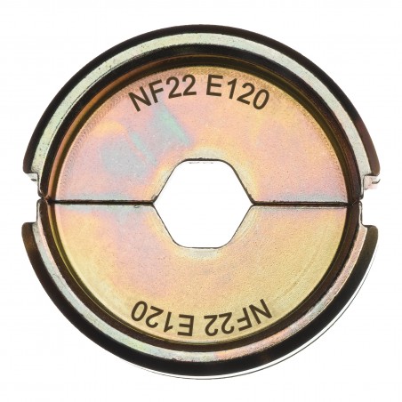 NF22 E 120 - Matrice de sertissage 120 mm² - Carton