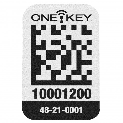 AIDTSP - Petite étiquette QR CODE ONE-KEY™ pour surface plastique (200 pcs) - Carton