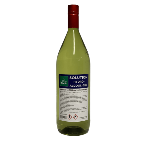 Solution hydro alcoolique bouteille 1,5L