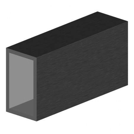 profilé aluminium rectangulaire 50x30 mm